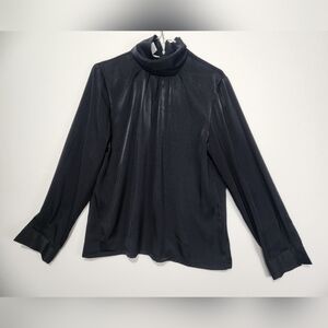 Pendleton Women's Elegant Classic Black Blouse Size 6